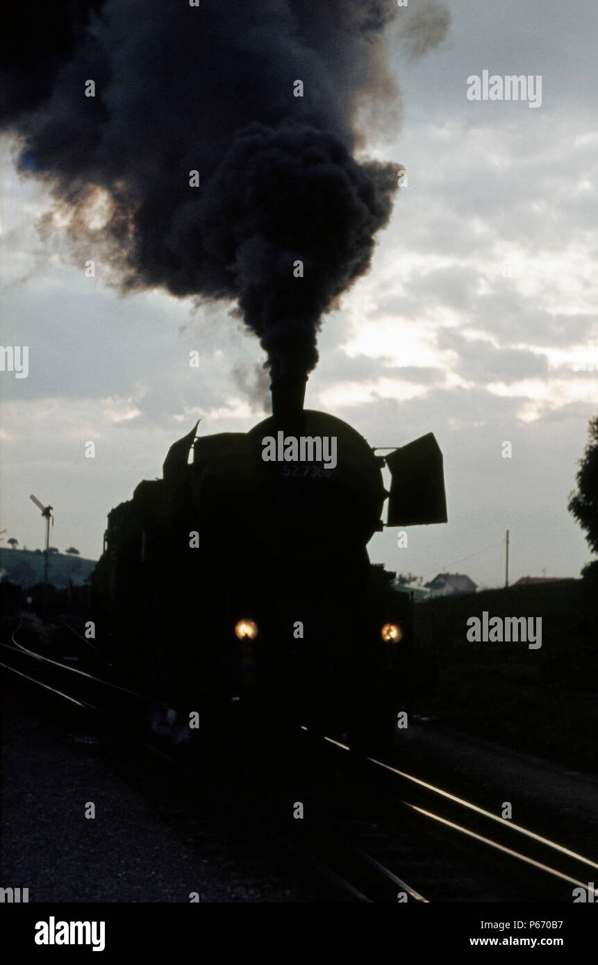 Die Klasse 52, 2-10-0, Deutsche Kriegslokomotiv war einer der zahlreichen Dampf Typen in der Eisenbahngeschichte mit etwa 6000 gebaut wird der Keim zu folgen Stockfoto