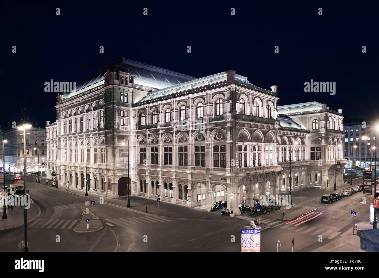 Österreich, Wien, Oper - Wien, Oper Stockfoto