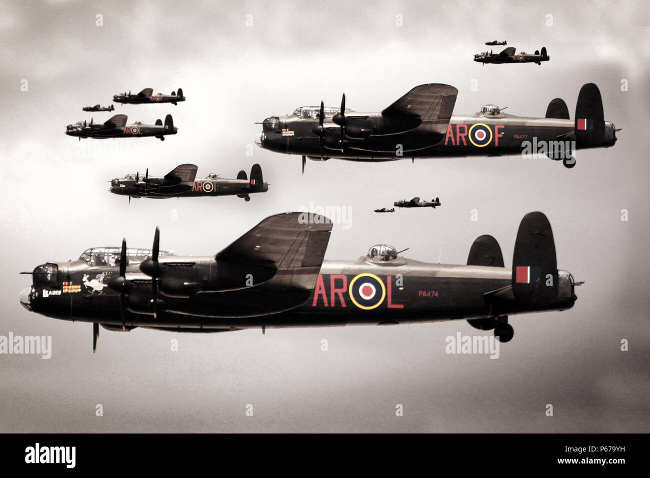 Avro Lancaster Stockfoto