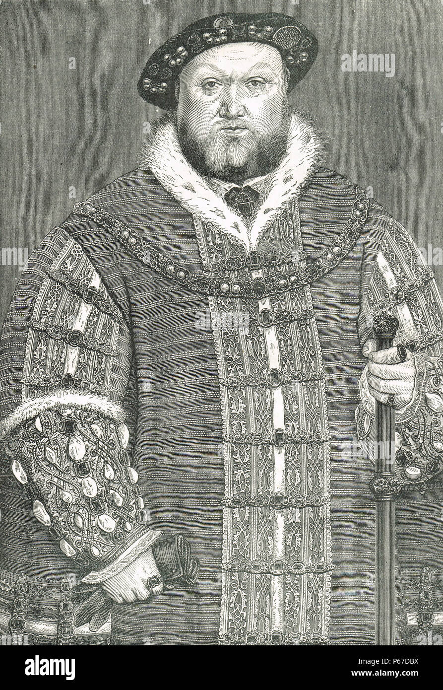 König Heinrich VIII. von England, 1491-1547, regierte 1509-1547 Stockfoto