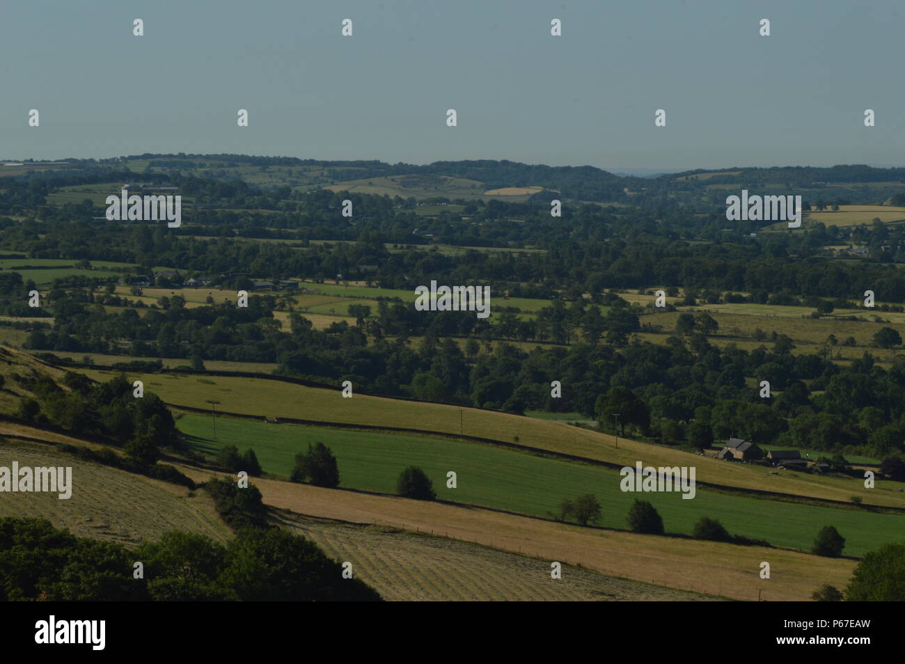 Blick von der Kakerlaken, Staffordshire Peak District Stockfoto