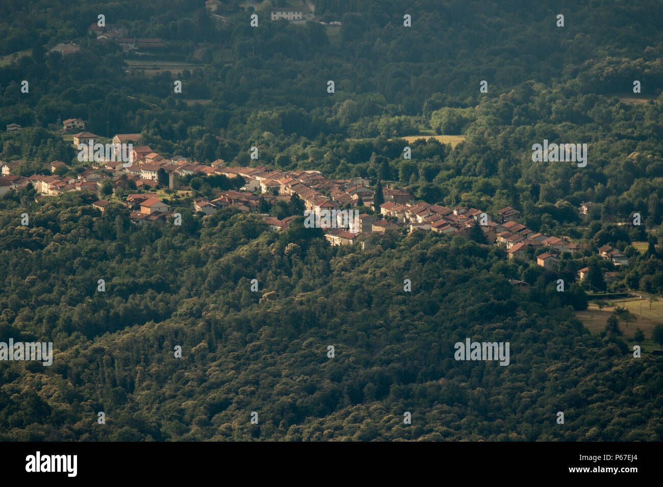 Serra Morenica di Ivrea, Piemont, Italien Stockfoto