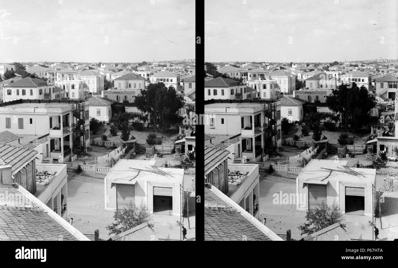 Straßen in Tel Aviv;   (Palästina) Israel um 1930 Stockfoto