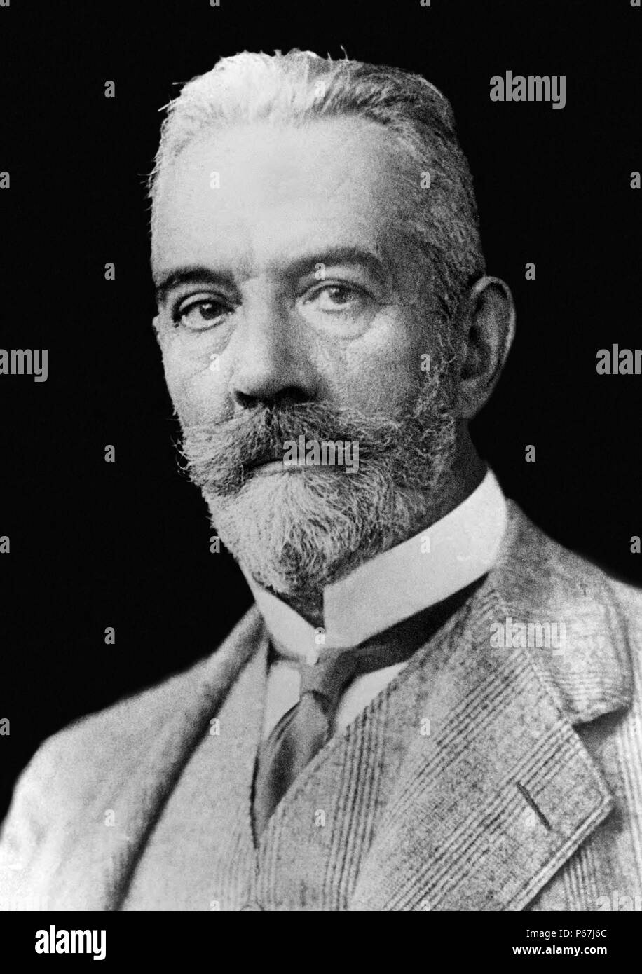 Theobald von Bethmann Hollweg (1856 – 1. Januar 1921) deutsche Kanzler des Deutschen Reiches von 1909 bis 1917. Stockfoto