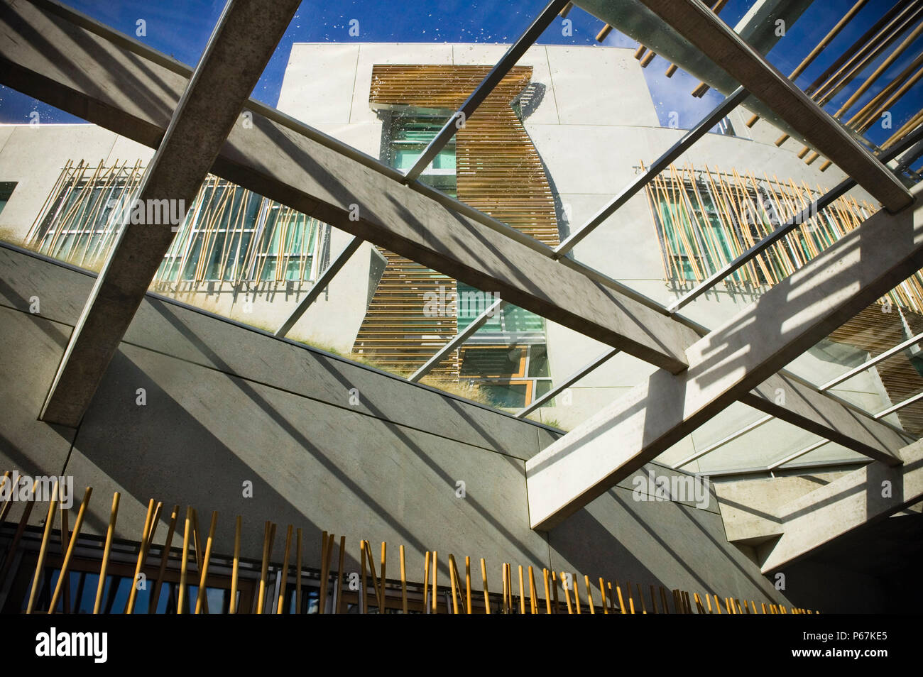 Schottisches Parlament, Edinburgh, Schottland. Stockfoto