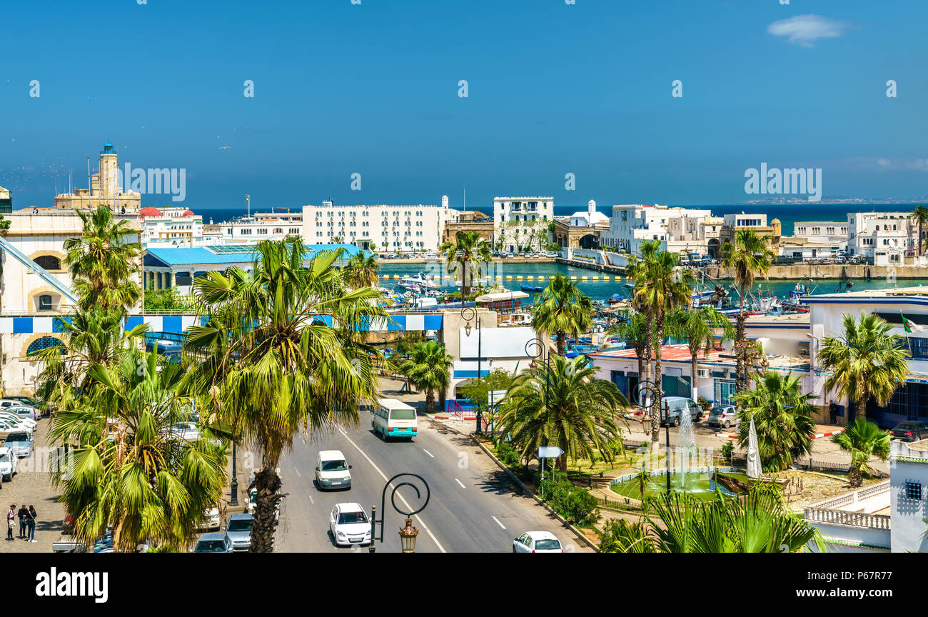 Boulevard in Algier, die Hauptstadt von Algerien Stockfoto