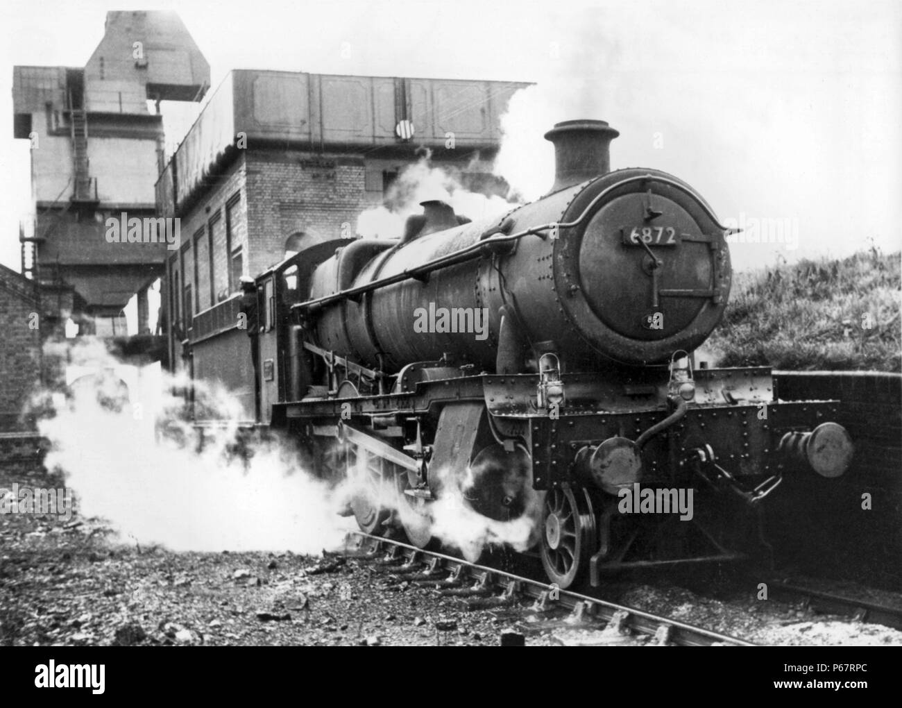 Eines der letzten Beispiele der heute ausgestorbenen Great Western. Nr. 6872. Stockfoto