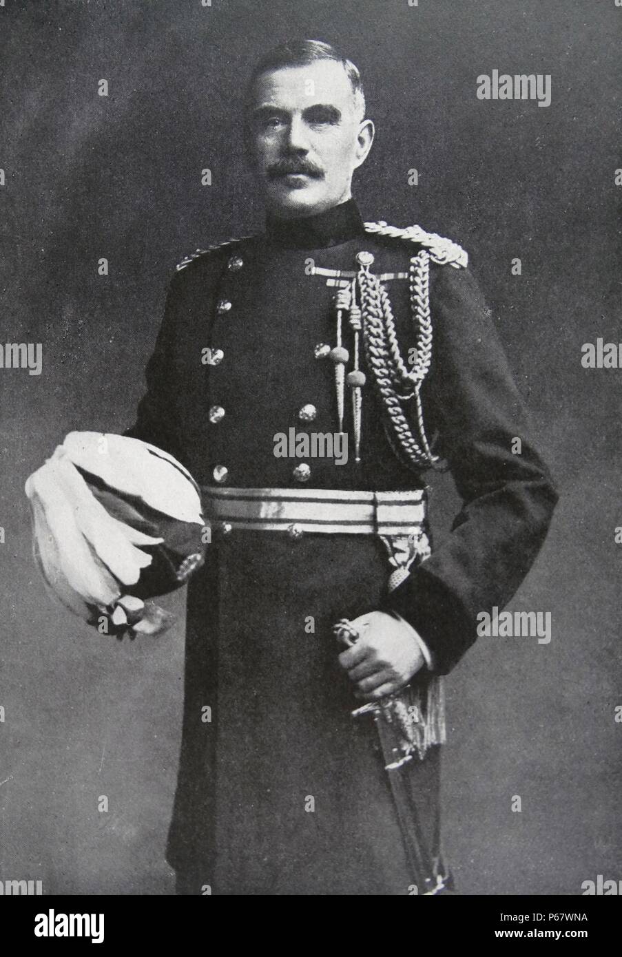 Feldmarschall Sir William Robert Robertson (29. Januar 1860 bis 12. Februar 1933). Britische Armee Offizier, der als Chef der Kaiserliche General Personal serviert, von 1916 bis 1918, während des Ersten Weltkriegs. Stockfoto