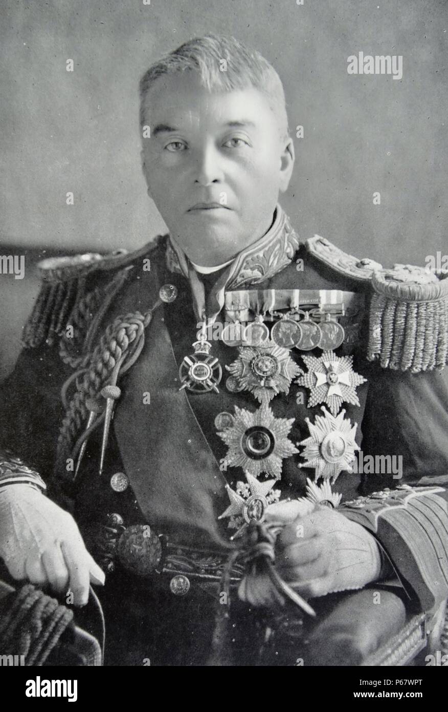 Admiral der Flotte John Fisher, 1st Baron Fisher (25. Januar 1841 - 10. Juli 1920) Der britische Admiral für seine Bemühungen in der Reform bekannt. Stockfoto