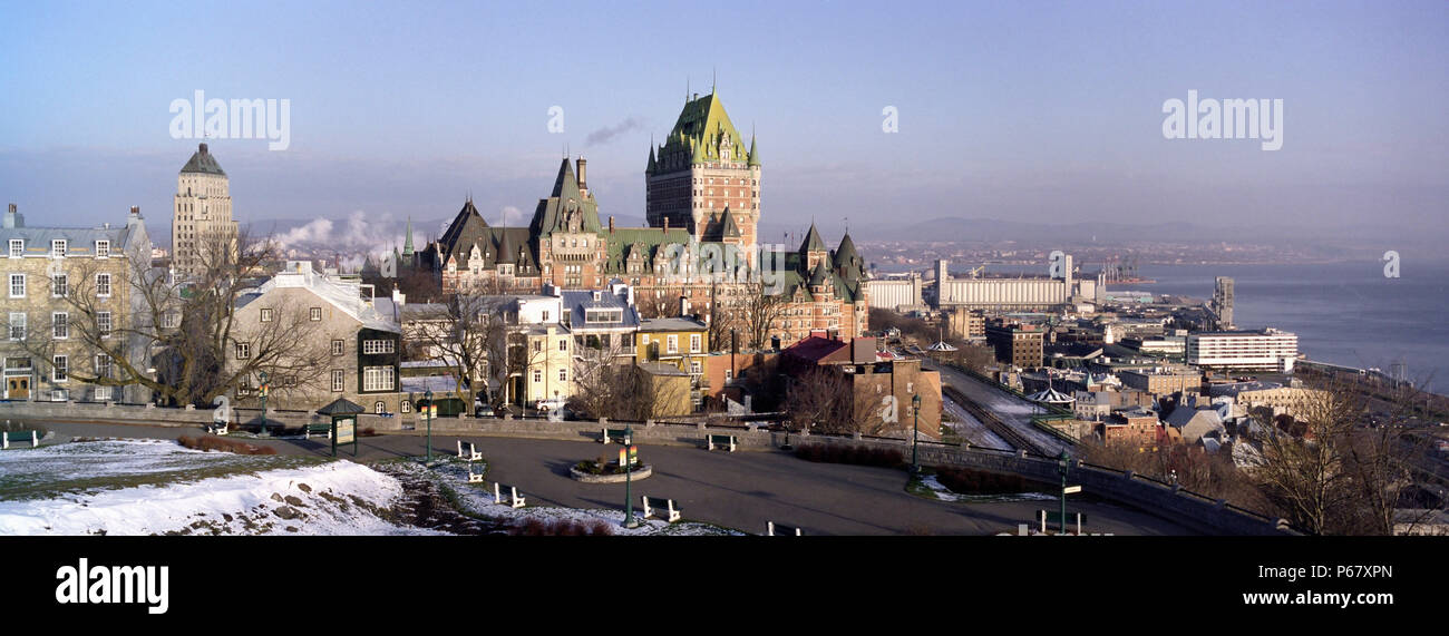 Chateau Frontenac, Quebec, Kanada Stockfoto