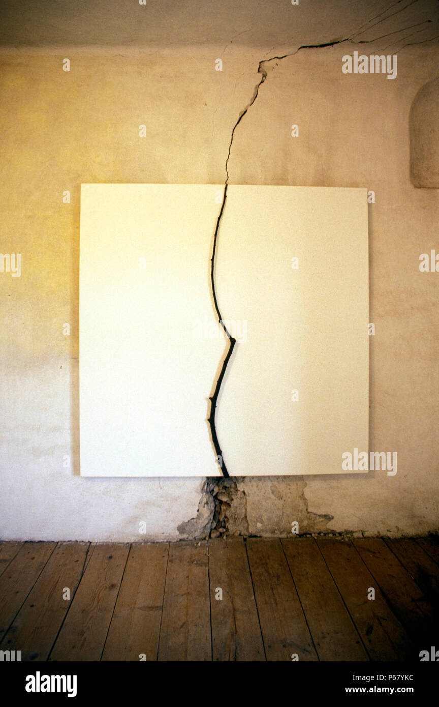 Stück Kunst, Museum Buchberg am Kamp, Niederösterreich. Stockfoto