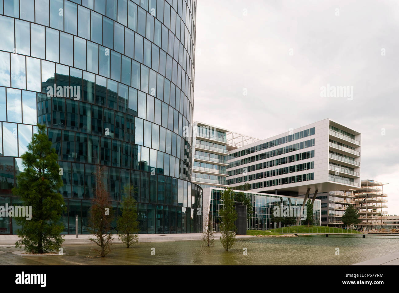 Vienna City Development Area Viertel Zwei von Henke und Schreieck 2009 Stockfoto