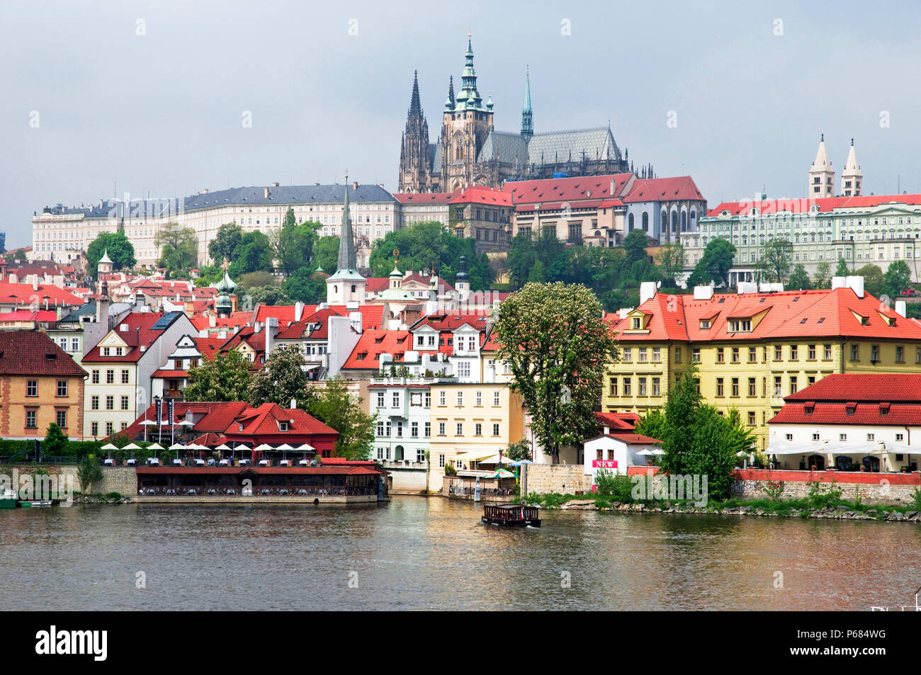 Schönes Prag an der Moldau, Tschechien, Ost Europa Stockfoto