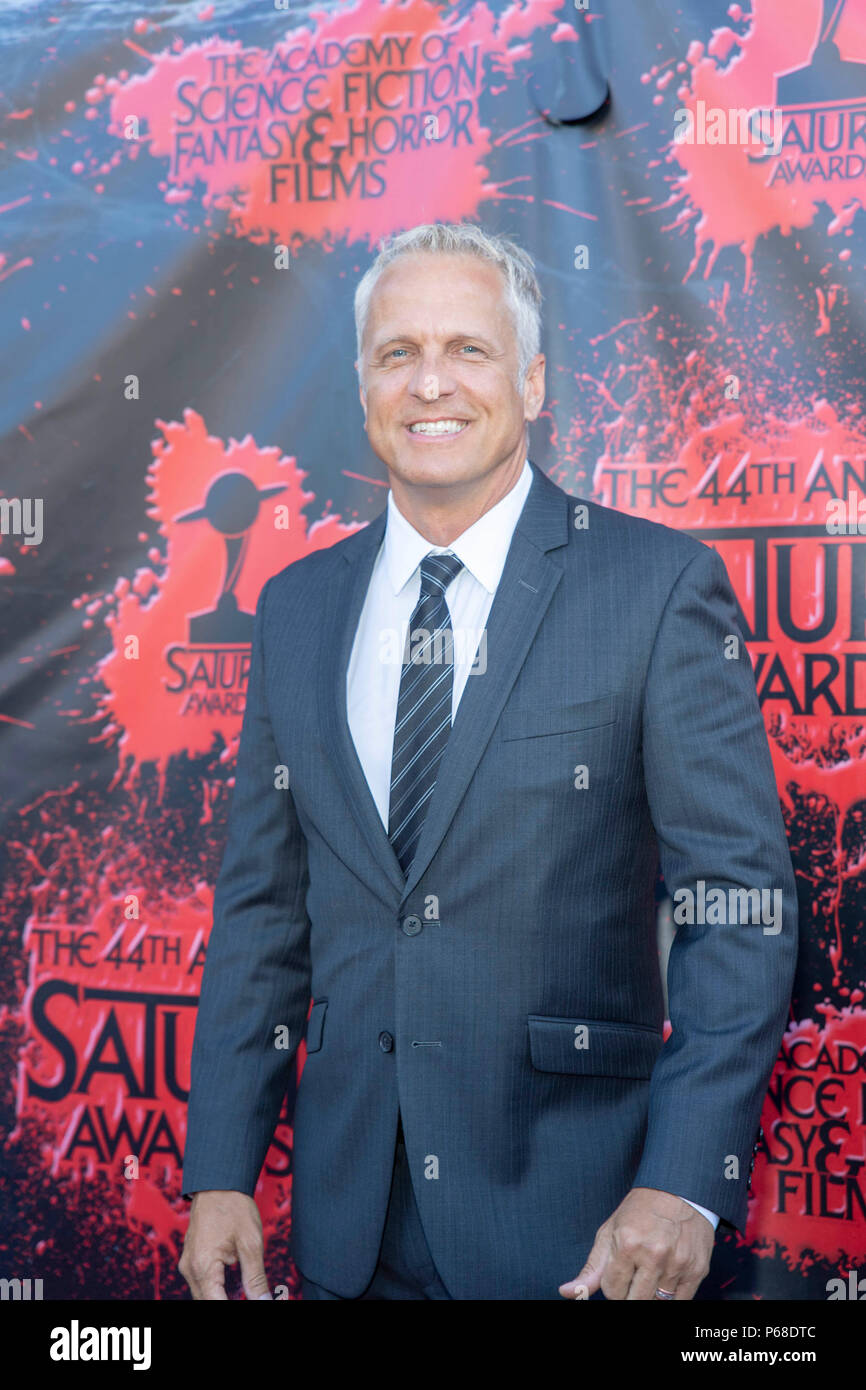 Burbank, Kalifornien, USA. 27 Jun, 2018. Patrick Fabian nimmt an der 44. jährlichen Saturn Awards in Castaway, Burbank, Kalifornien am Juni 27, 2018 Credit: Eugene Befugnisse/Alamy leben Nachrichten Stockfoto