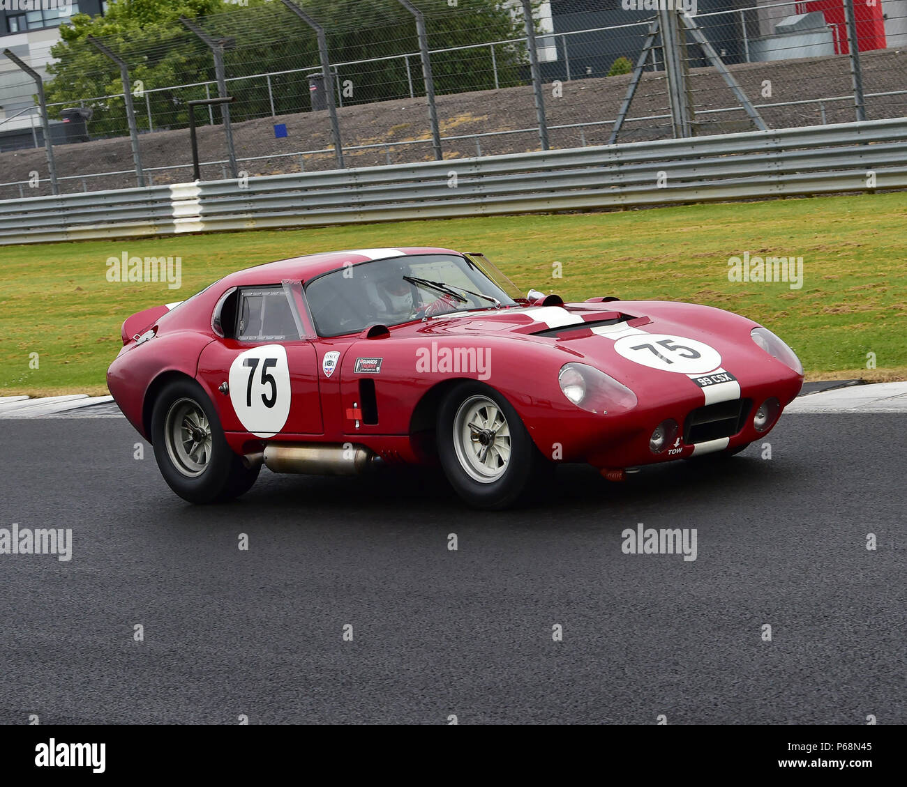 Leo Voyazides, Shelby Daytona Cobra, Wachen Trophäe, Sports Racing Cars, GT Autos, Pre 66 GT Autos, Pre 69 Sports Racing Cars, Silverstone International Stockfoto