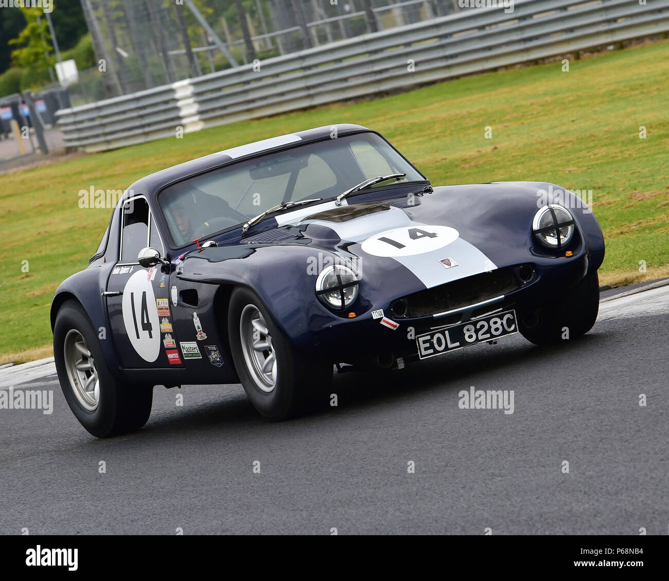 John Spiers, TVR Griffith, Wachen Trophäe, Sports Racing Cars, GT Autos, Pre 66 GT Autos, Pre 69 Sports Racing Cars, Silverstone International Trophy seine Stockfoto