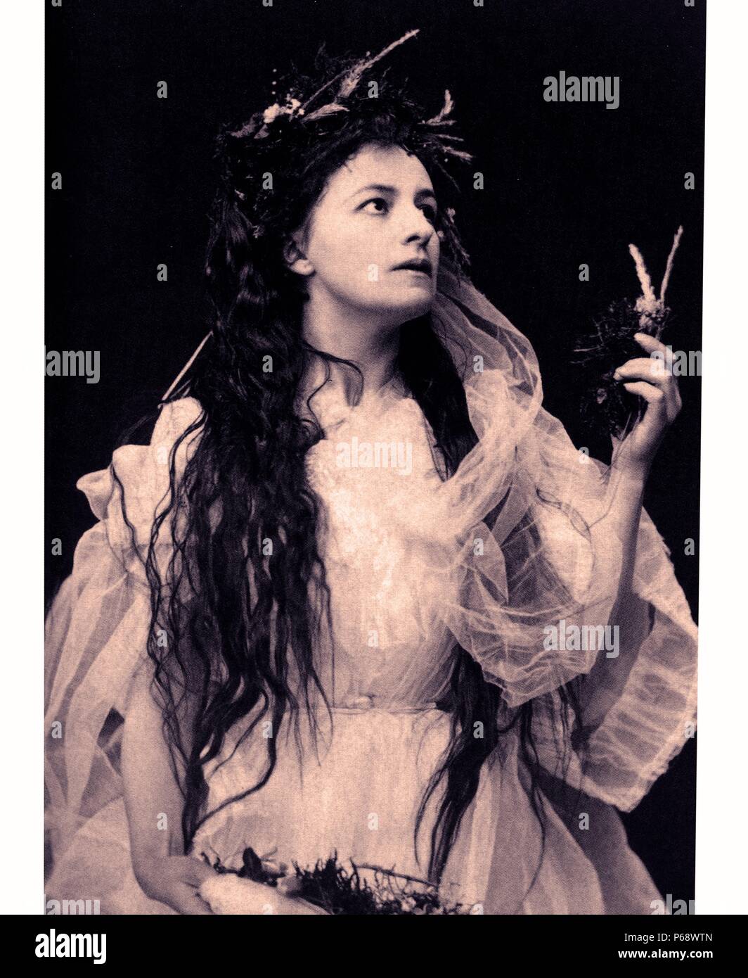 Helena Modjeska (1840 1909), polnische Schauspielerin, die