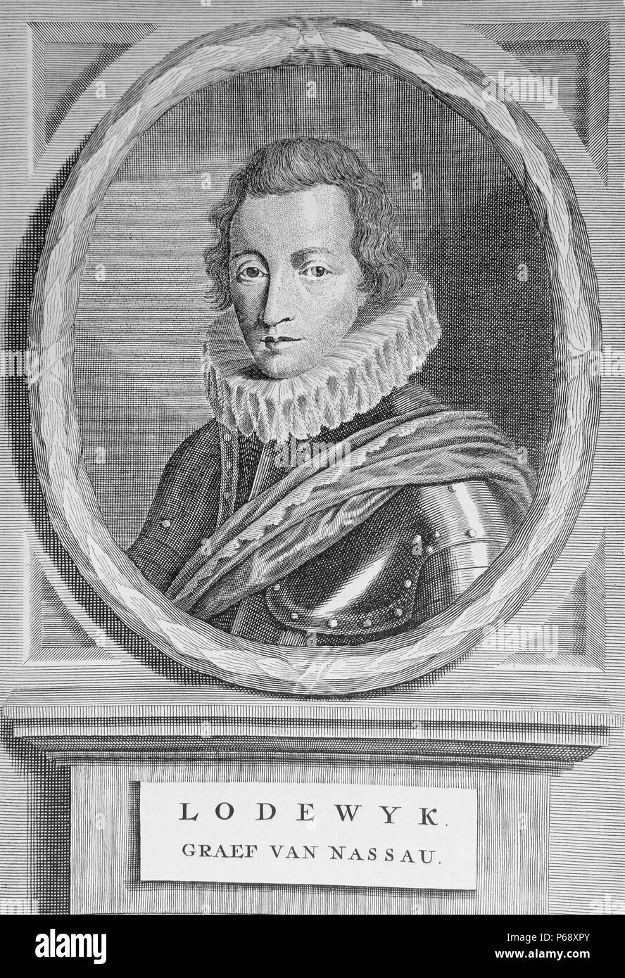 Wilhelm Ludwig von Nassau-Saarbrücken (1590-1640) Graf von Saarbrücken. Stockfoto