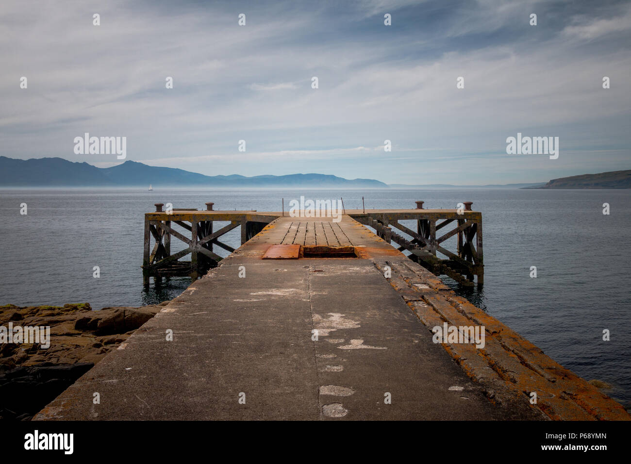 West Kilbride Portencross Wahrzeichen Stockfoto