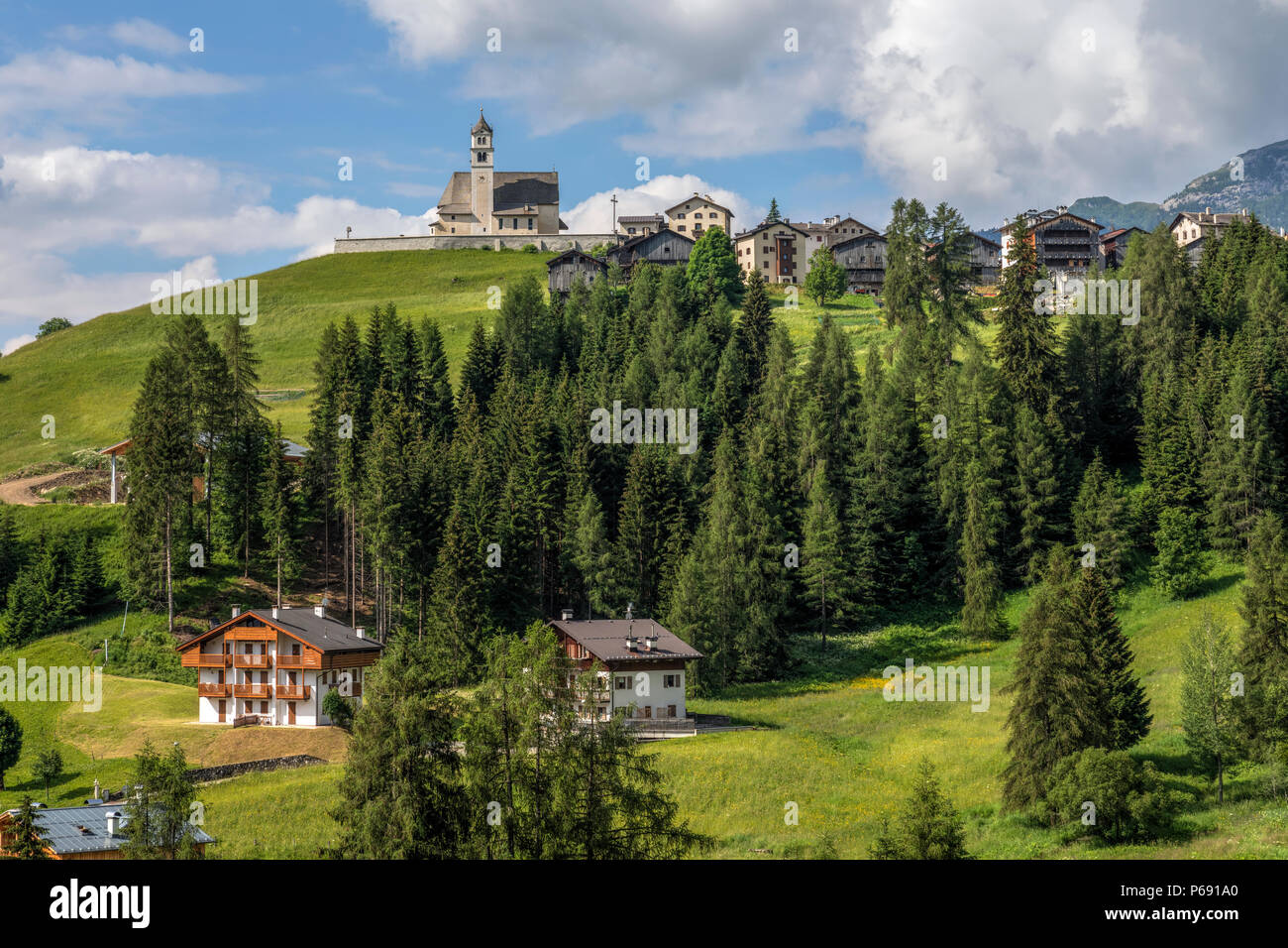 Colle Santa Lucia, Belluno, Venetien, Dolomiten, Italien, Europa Stockfoto