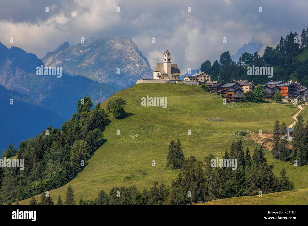 Colle Santa Lucia, Belluno, Venetien, Dolomiten, Italien, Europa Stockfoto