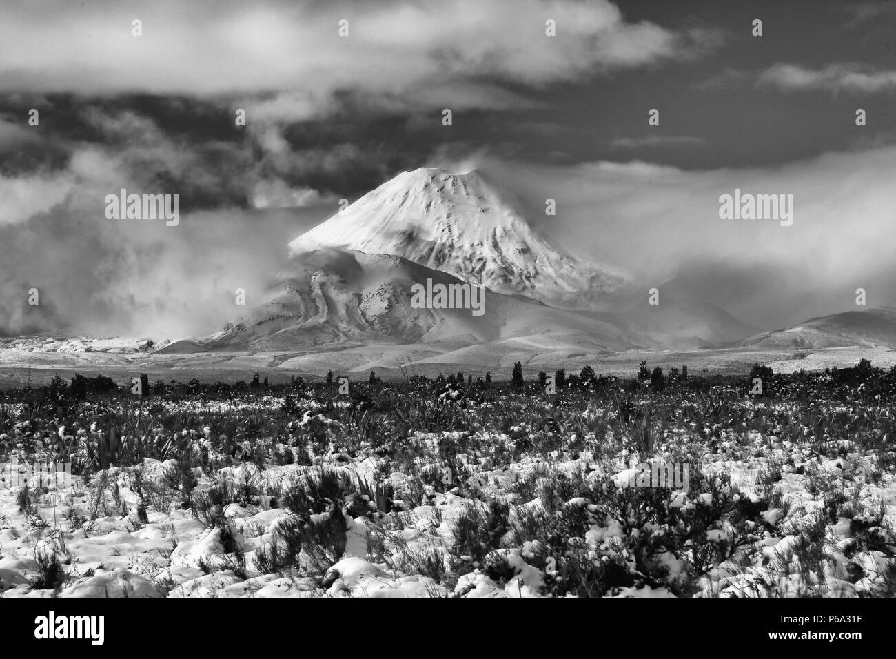 Mount Ngaurohoe Stockfoto