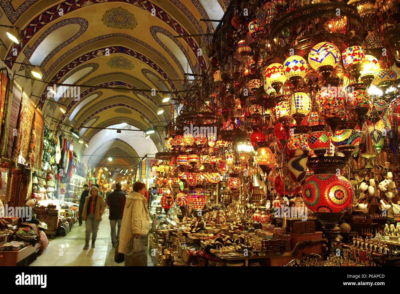 Gran Bazar. Estambul. turquia. Stockfoto