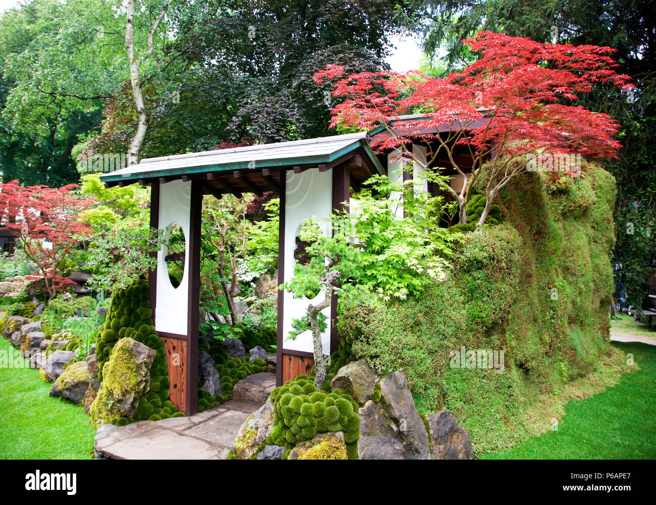 Kazuyuki Ishihara Handwerker Garten, RHS Chelsea Flower Show 2018 Stockfoto