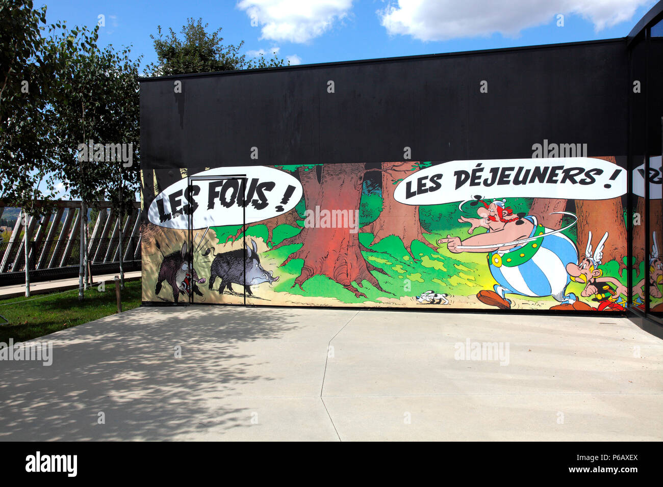 Frankreich Bourgogne Franche Comte, Cote d'Or (21), Alise Sainte Reine, museoparc Alesia Stockfoto