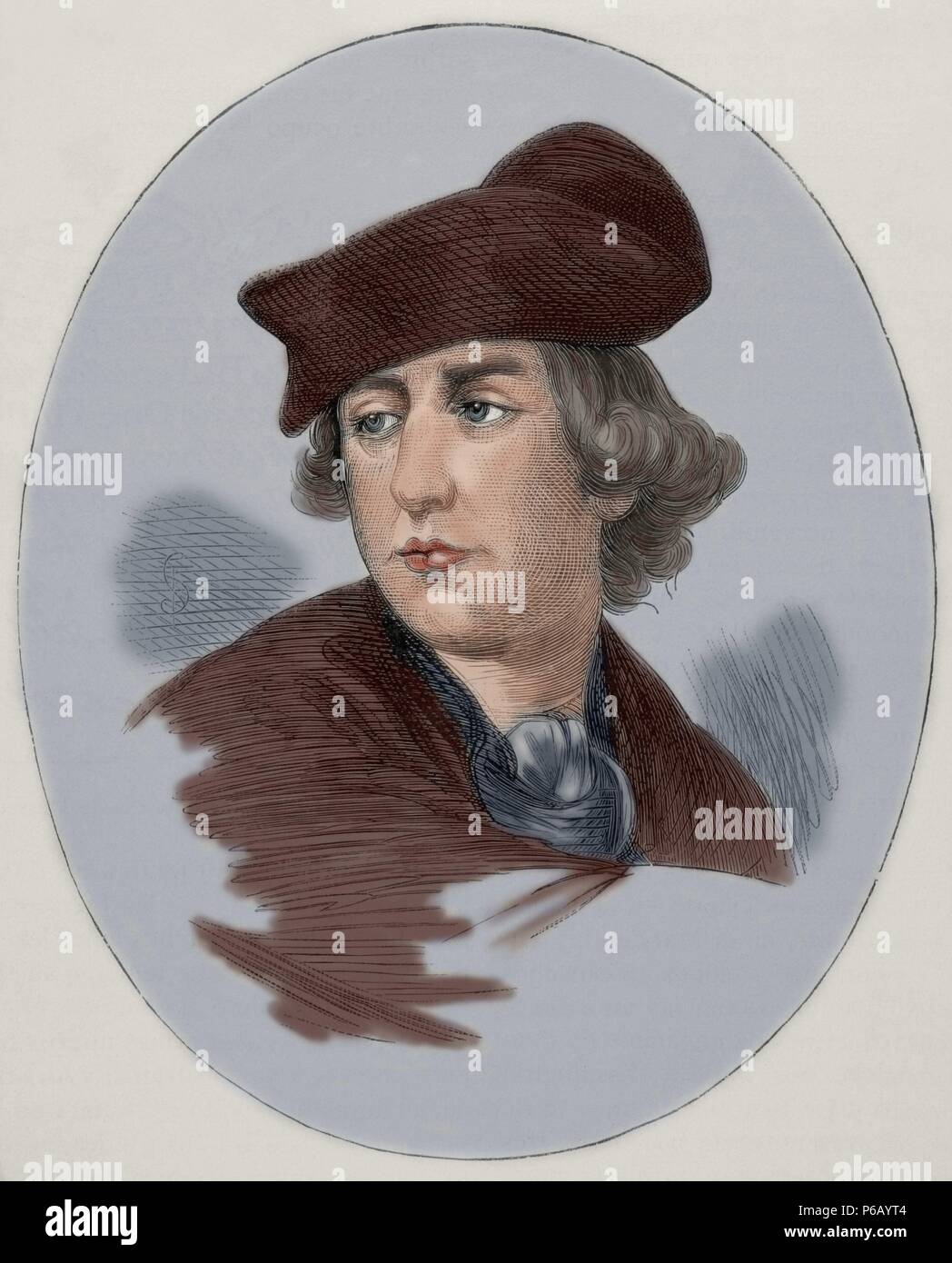 Henry Lee III (1756-1818). Amerikanischer Patriot. Gravur in die Universalgeschichte, 1885. Farbige. Stockfoto