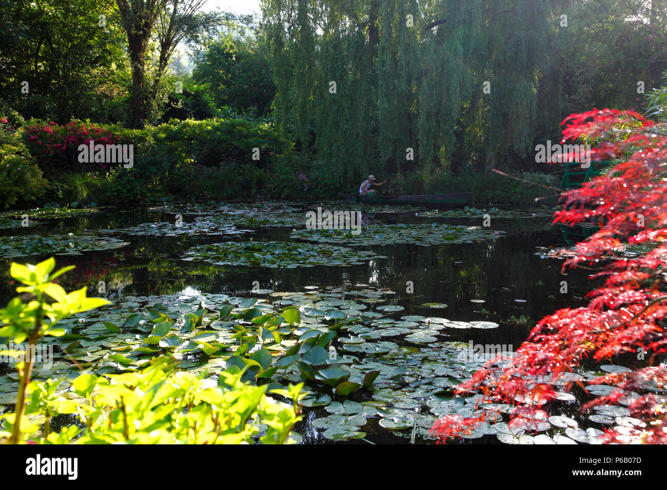 Frankreich Normandie Eure 27 Giverny Claude Monet Haus Und Garten Wasser Garten Stockfoto Bild 210454033 Alamy