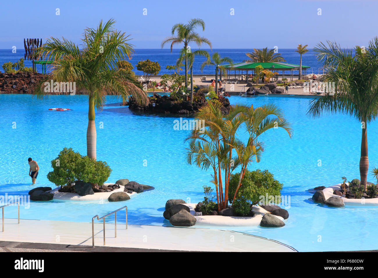 Spanien, Kanarische Inseln, Teneriffa. Santa Cruz de Tenerife Stockfoto