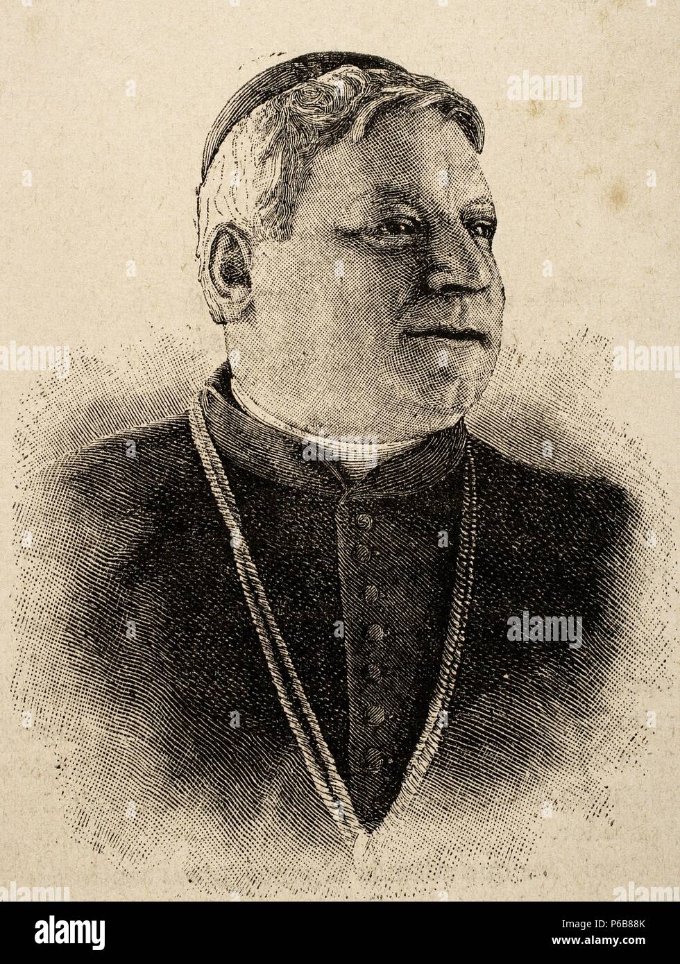 Luigi Jacobini (18321887). Italienischer Kardinal und vatikanischen