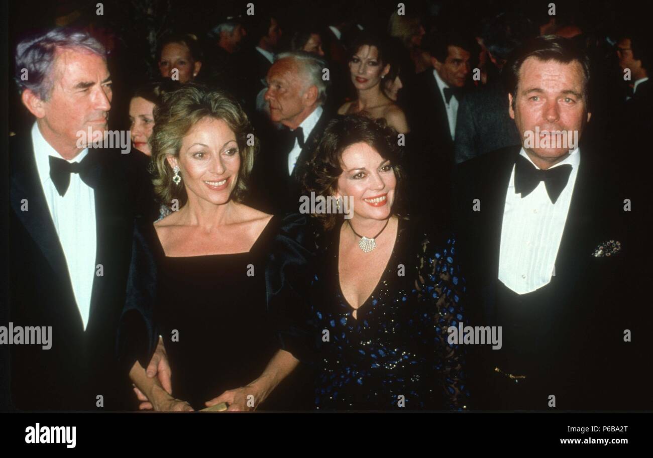 Gregory & Veronique Peck Natalie Wood Robert Wagner 1978 Foto von John BarrettPHOTOlink.net/MediaPunch Stockfoto