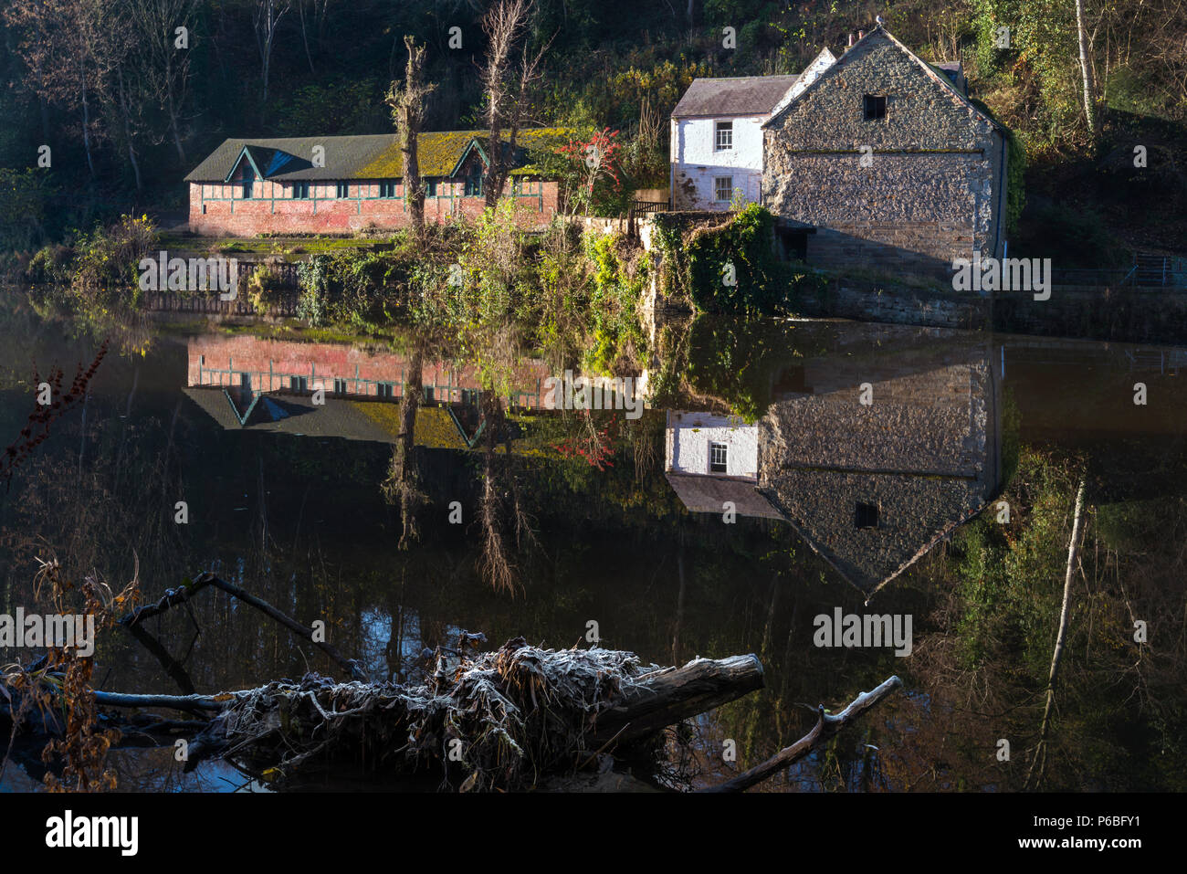 Fluss in Durham City Verschleiß Stockfoto