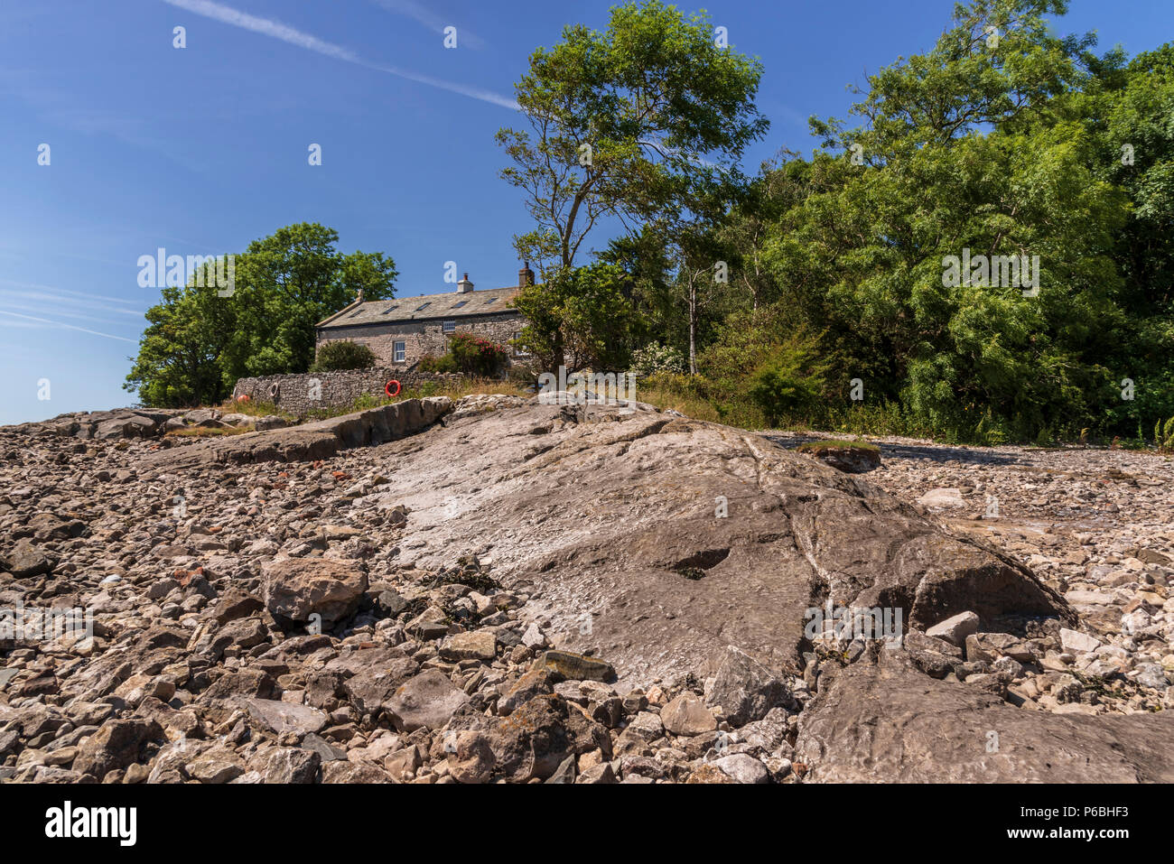 Jenny Brown's Point. Sliverdale Lancashire North West England. Stockfoto