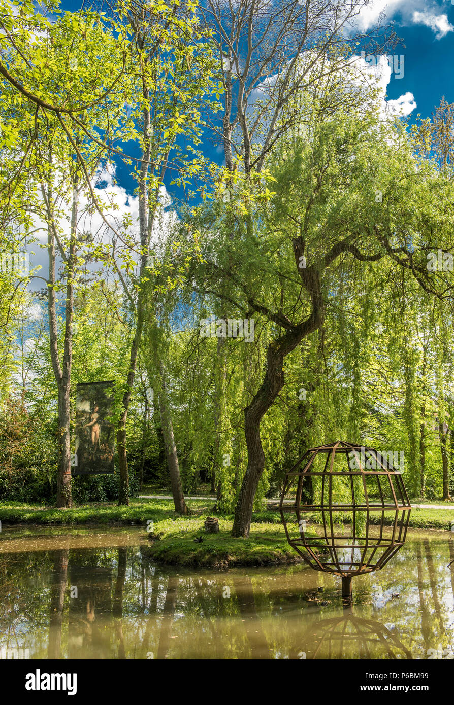 Frankreich, Centre Val de Loire, Indre et Loire, Leonardo da Vinci Park, das Clos Luce, Weltkulturerbe Stockfoto