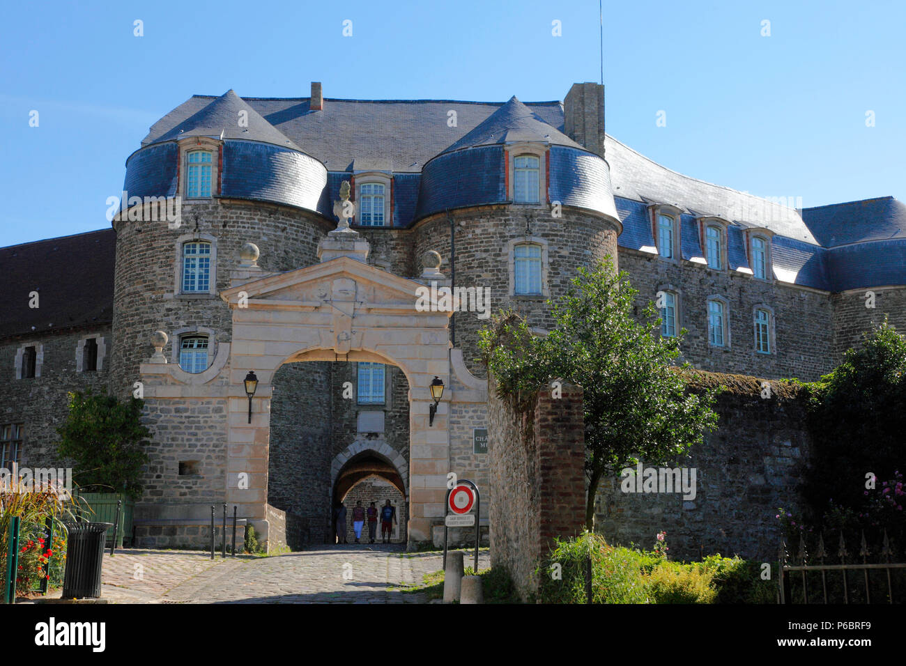 Frankreich, Hauts de Frankreich, Pas de Calais (62), Boulogne-sur-Mer, Schloss und Museum Stockfoto