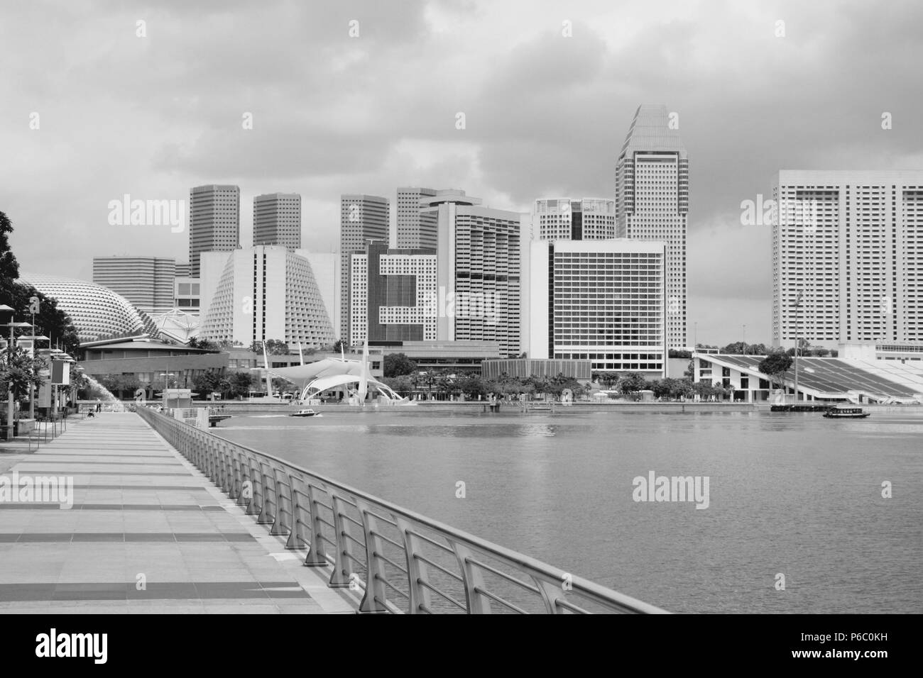 Schwarz Weiss Singapur Stockfotos Und Bilder Kaufen Alamy