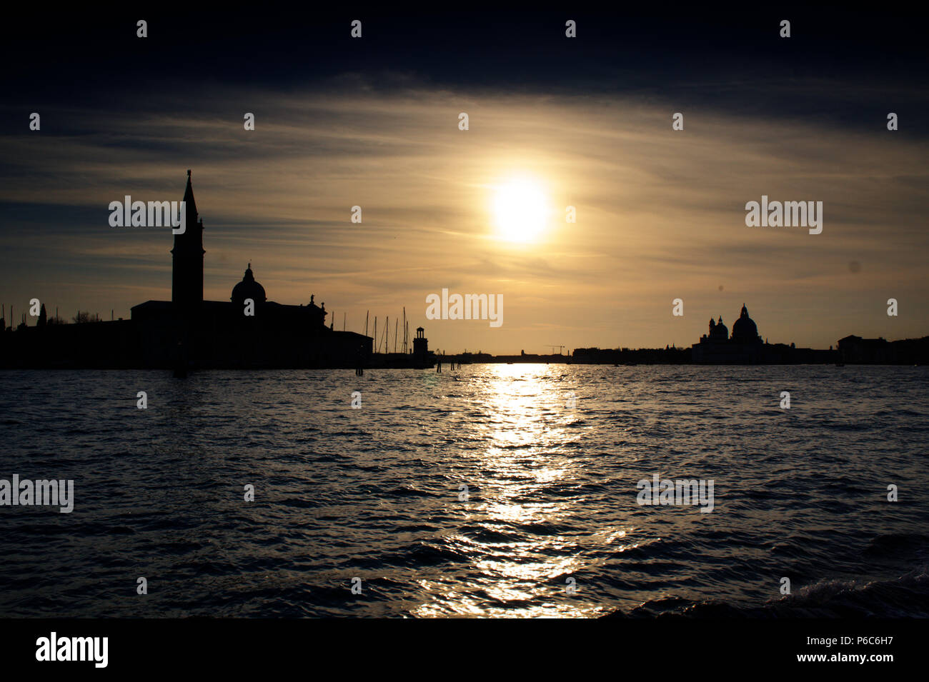 Venedig - Italien. Es ist ein wunderbarer Ort, um Ihre Liebe zu einer zweiten, dritten usw. Flitterwochen Stockfoto