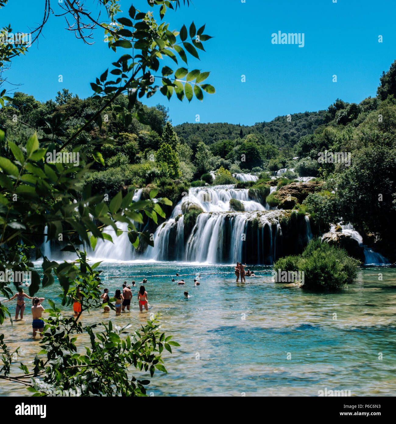 Krka Nationalpark Kroatien Stockfoto