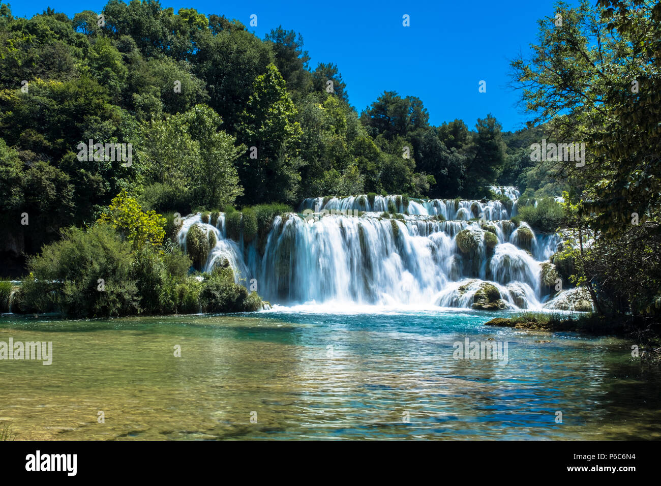 Krka Nationalpark Kroatien Stockfoto