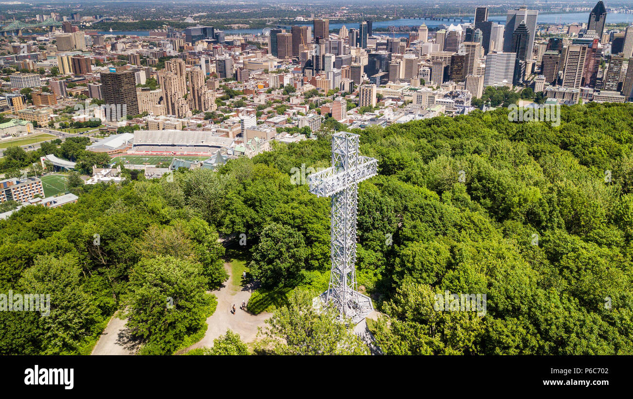 Mount Royal Kreuz oder Croix du Mont Royal, Montreal, Kanada