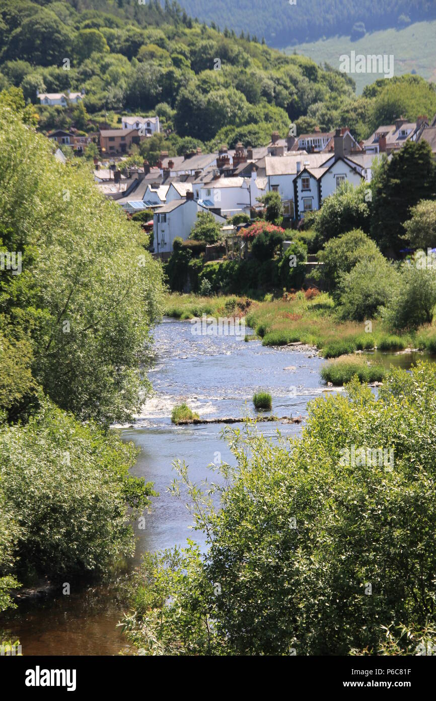 River Walk und Horseshoe Falls Stockfoto