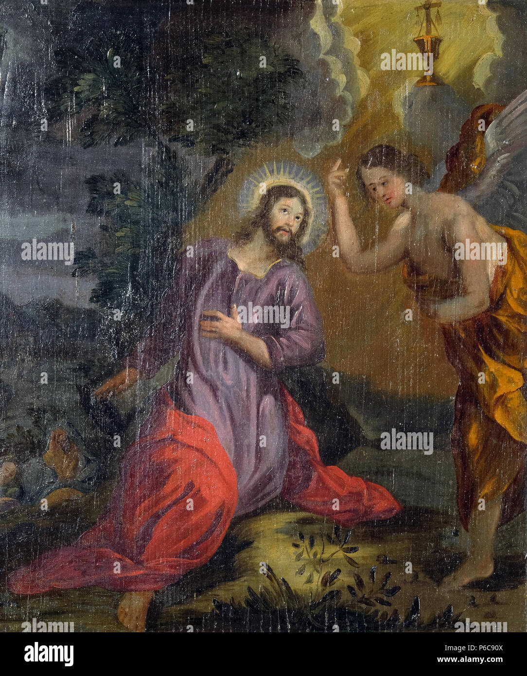 Todesangst im Garten, Jesus im Garten Gethsemane