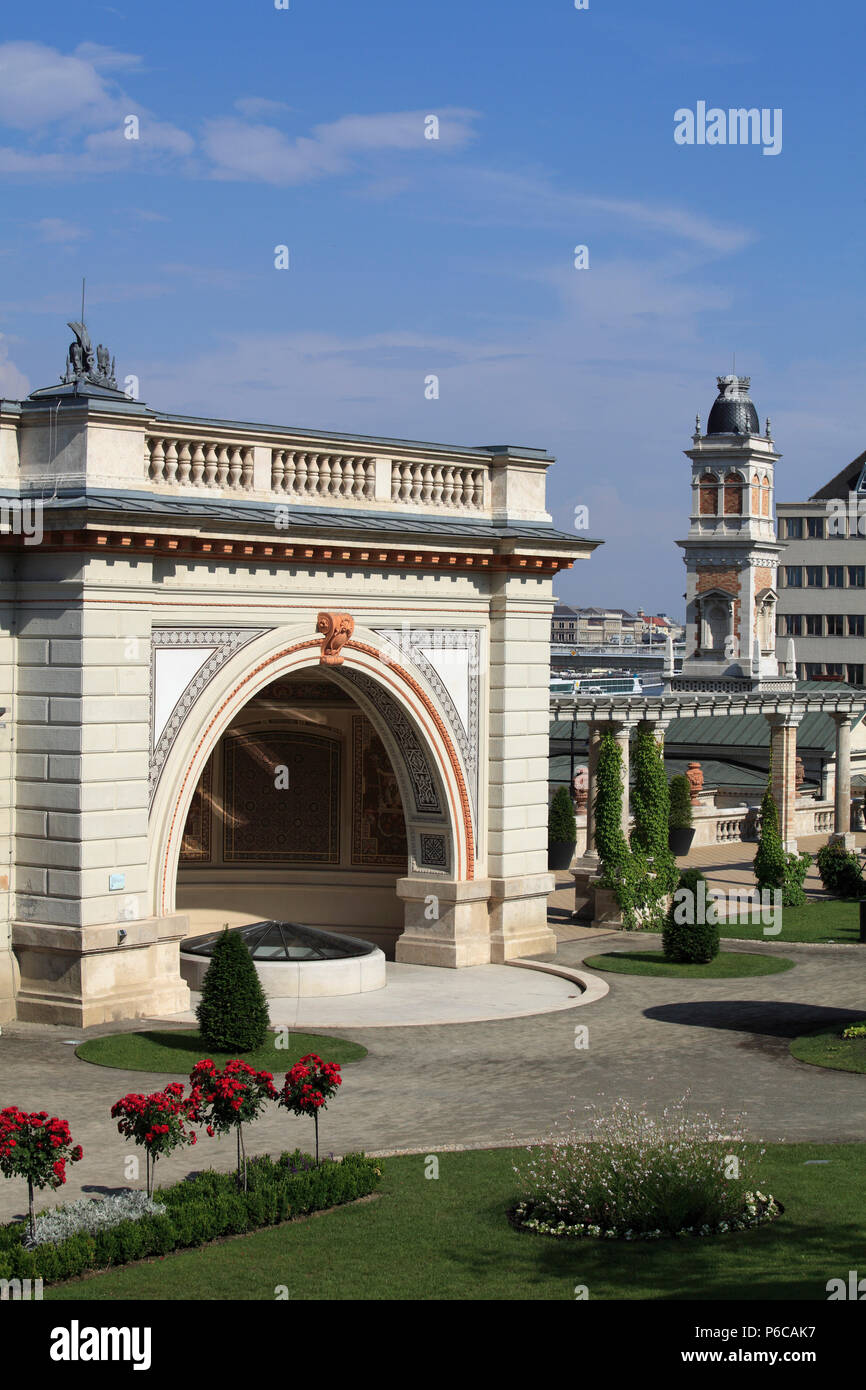 Ungarn, Budapest, V ‡ Rückert, neo-renaissance Garten, Stockfoto