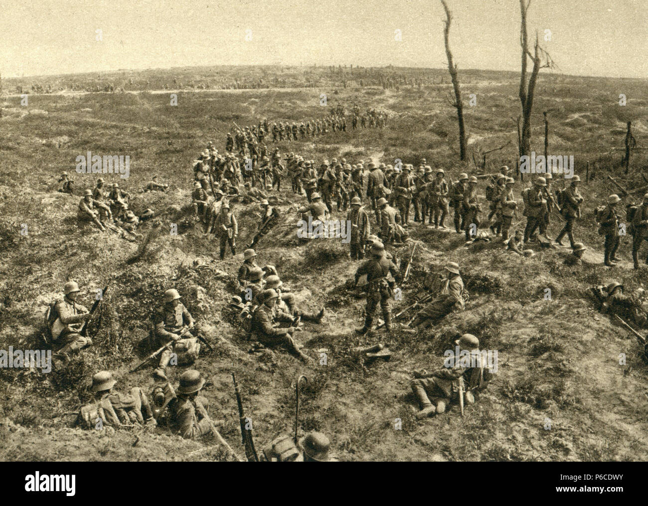 Weltkrieg, Infanterie, Manöver Kriegsführung, Chemin des Dames, WK 1 ...