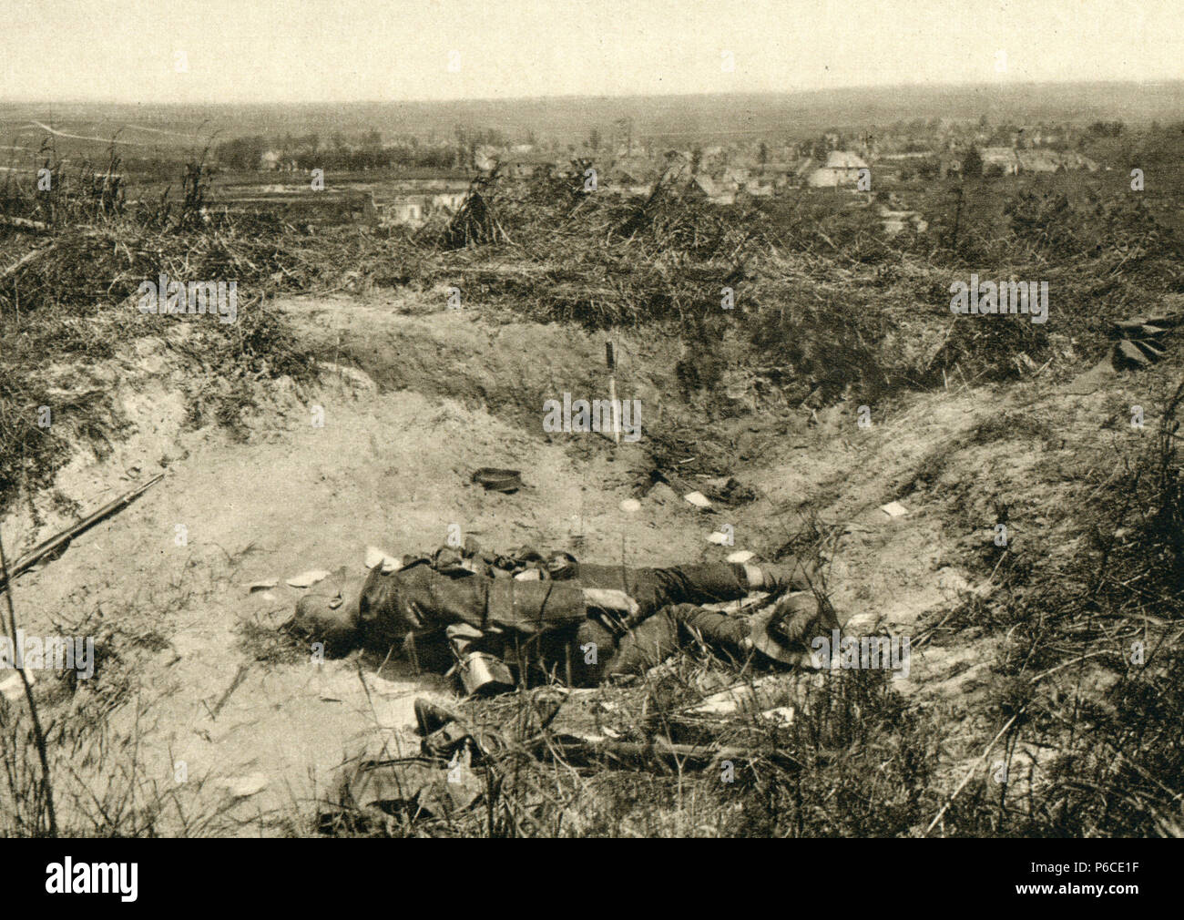 Weltkrieg, Schlacht Gelände, cormicy, WK 1, Weltkrieg, Weltkrieg Stockfoto