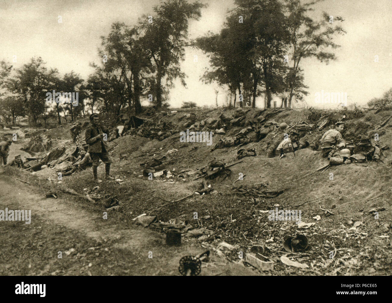 Infanterie, Manöver Kriegsführung, Ostfront, WK 1, Weltkrieg, Weltkrieg Stockfoto