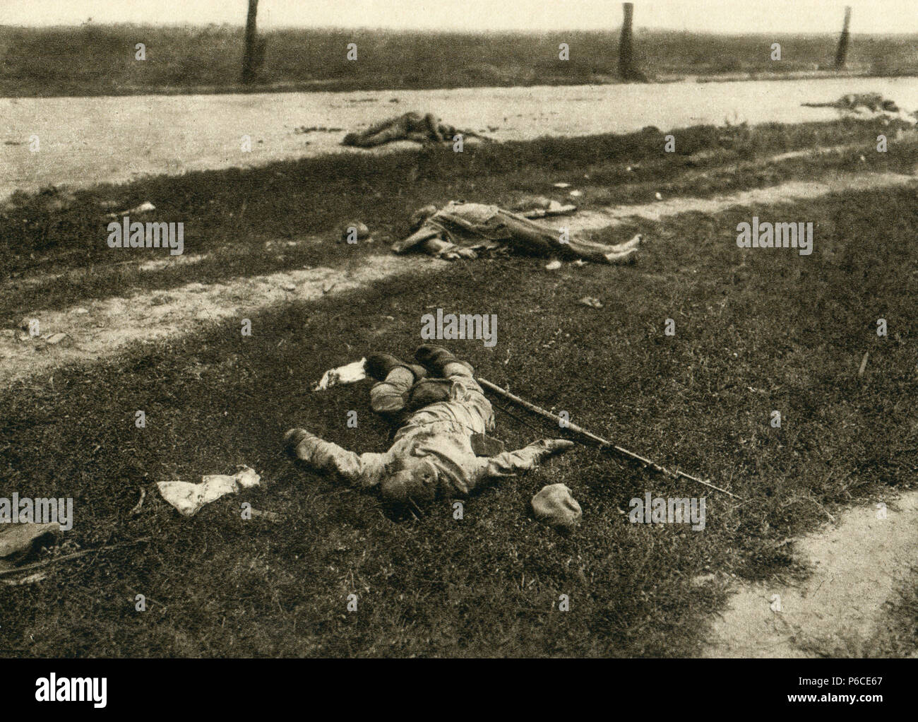 Soldat Friedhof, Ostfront, Rumänische Soldaten, WK 1, Weltkrieg, Weltkrieg Stockfoto